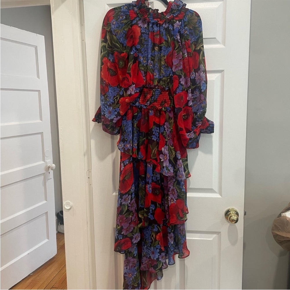 Elliatt Vibrant Floral Long Sleeve Dress